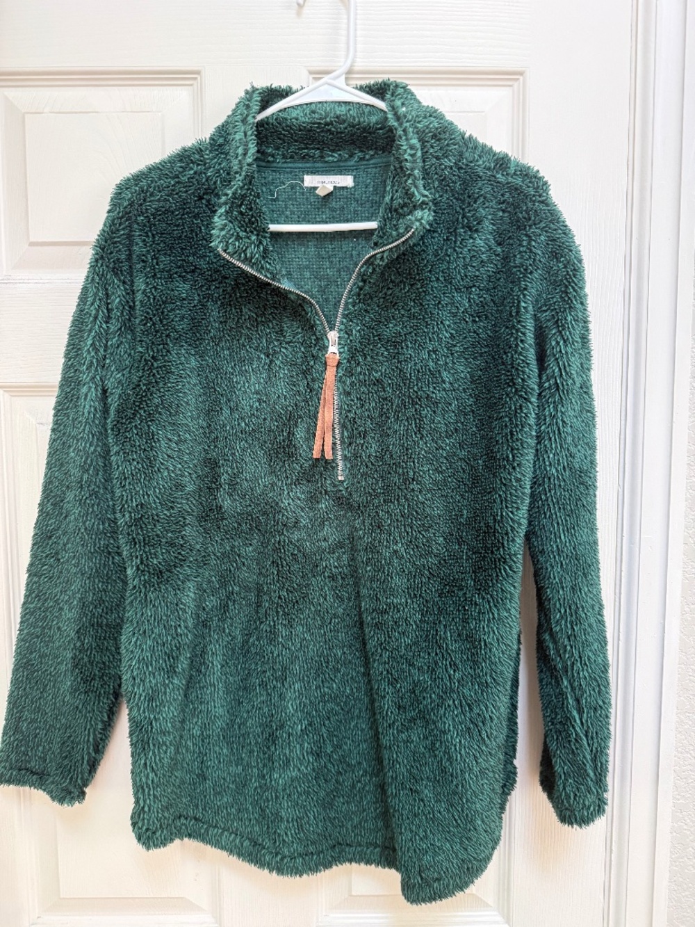 Maurice’s Green Sherpa Quarter zip